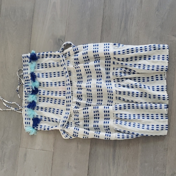 TESSORA Rowan Tiered-Print Pompom Dress XS NWT - Picture 5 of 10